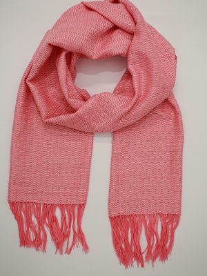 Sciarpa Cotone Fucsia Sfumato