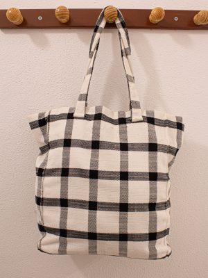 Borsa Quadrettata Chanel Bianca E Nera