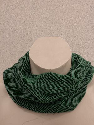 Scaldacollo Cotone Verde Menta E Nero