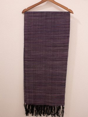 Sciarpa Cotone Viola Sfumato