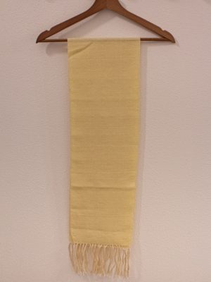 Sciarpa Cotone Giallo Paglierino