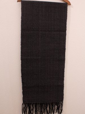 Sciarpa Lana Grigio Fumo