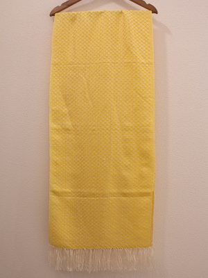 Sciarpa Seta Gialla